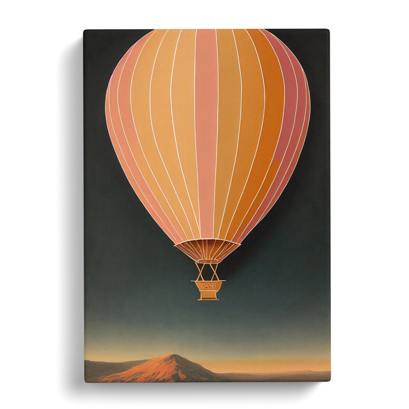 Damiani Hot Air Balloon Traditonal Vol.1 - Wrapped Canvas Print, 76cm H x 50cm W x 3cm D
