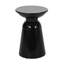 Table d'appoint d'extérieur en métal - Design épuré, tables de bout thermolaquées évasées-839196408