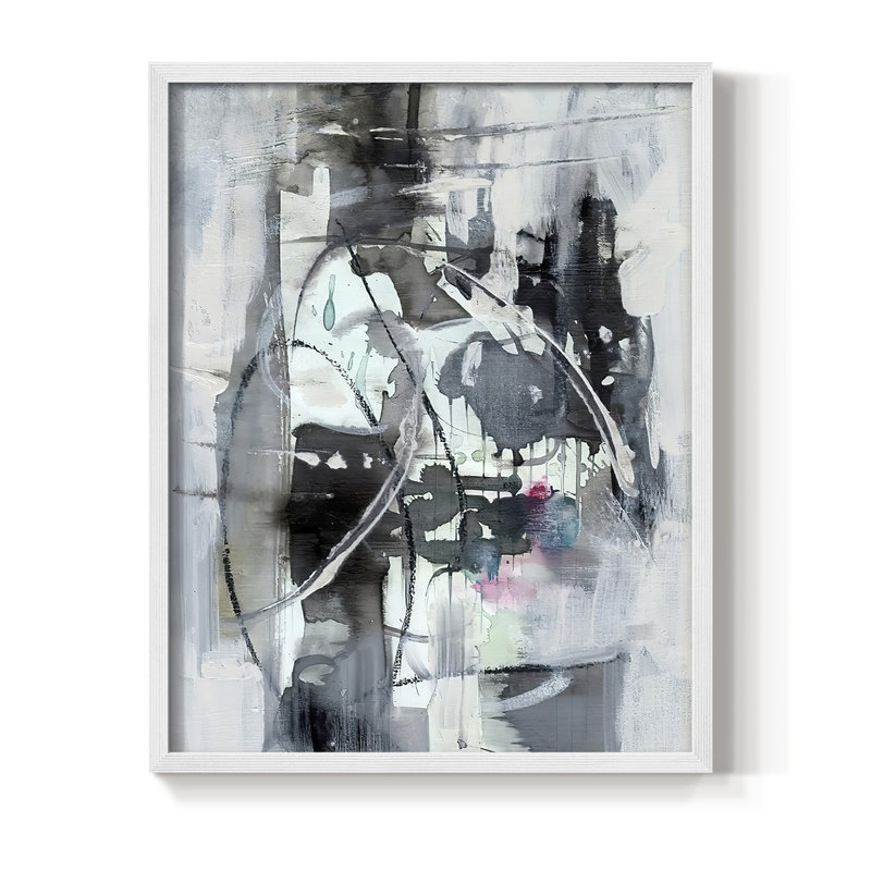 Indian Lore I, reproduction encadrée - bois massif, Blanc, H 14 po x l 11 po