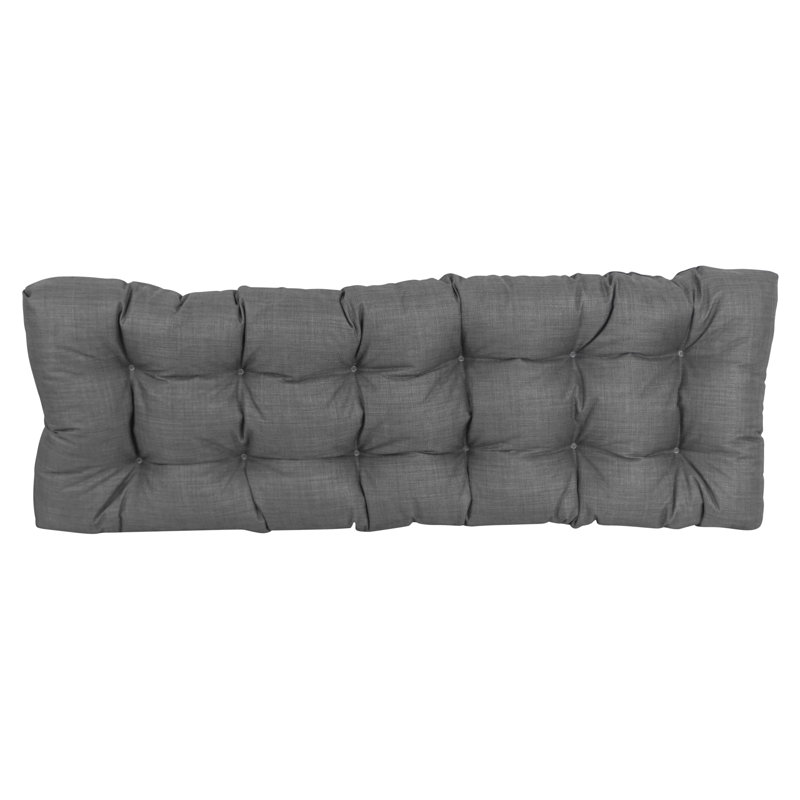 Outdoor 5'' Bench Seat Cushion, 51" W x 19" D, Cool Gray