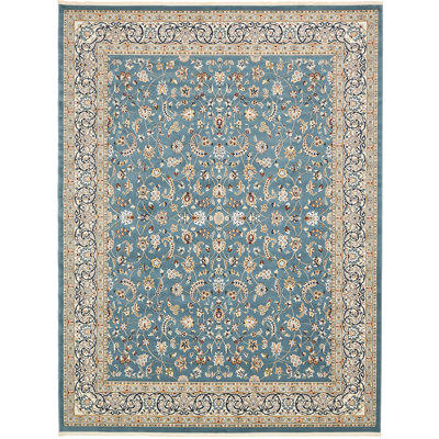 Tapis bleu Jackson Jackson