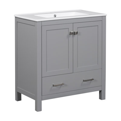 60" Bathroom Vanity Set with Double Vanities