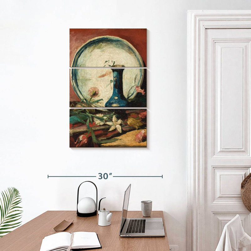 Vase et fleurs Harnek, H 32 po x l 20 po