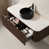 Black/Carrara White/Walnut