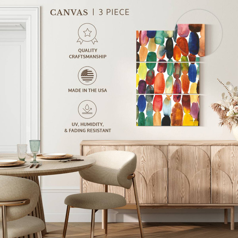 Avery Colourful Orbs I, 50" H x 32" W