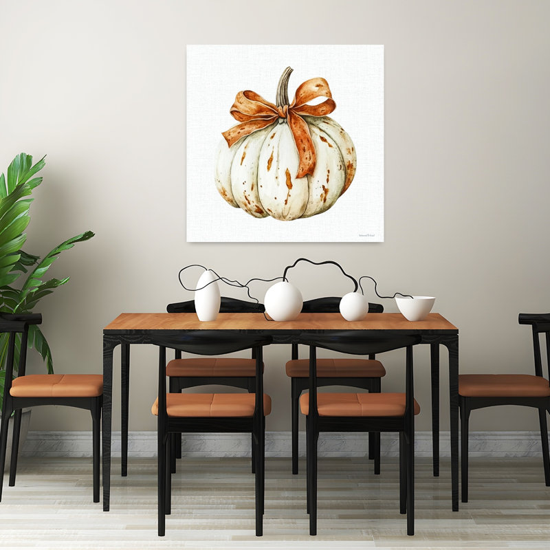 Autumn Bows 3, art mural moderne abstrait, H 32 po x l 32 po