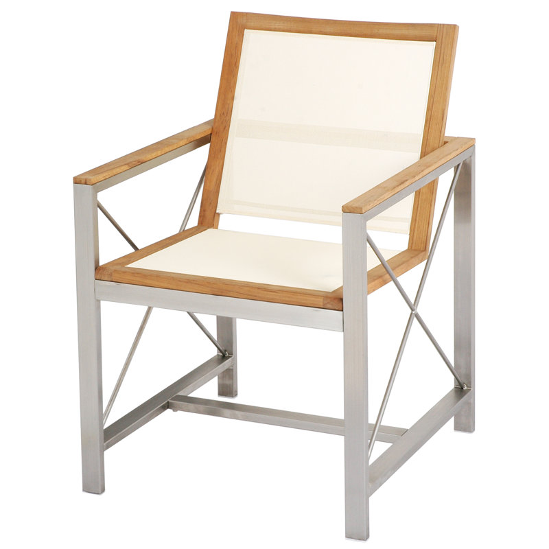 Ibiza Outdoor Dining Armchair, Black, No