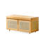 Banc en bois manufacturé Burlywood