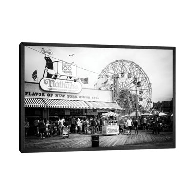 Boardwalk Coney Island by Philippe Hugonnard - Print on Canvas