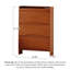 Armoire à chaussures en bois massif de grande capacité