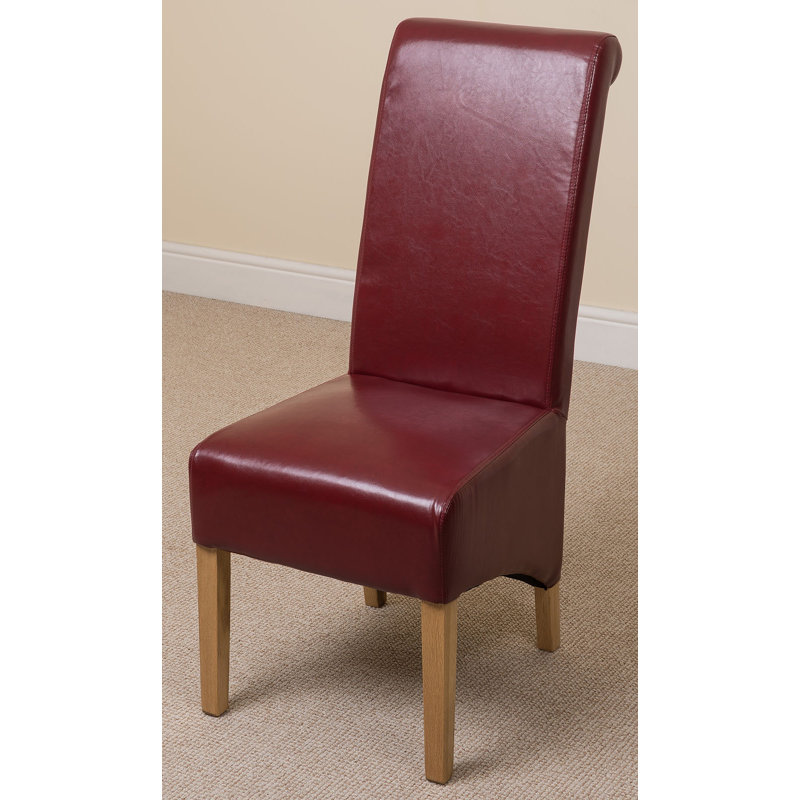 51cm H Upholstered Side Chair, Red