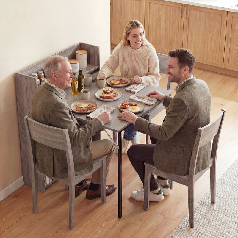Metal Base Dining Table