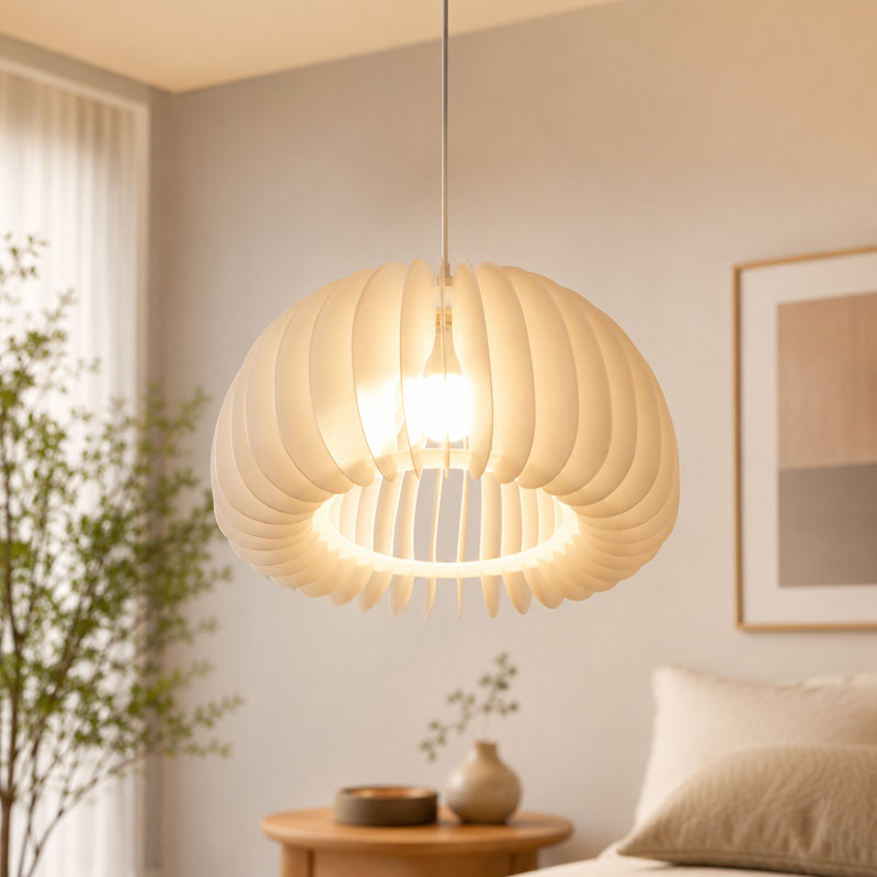 15.7" 1-Light Modern  Elegant Pendant Light
