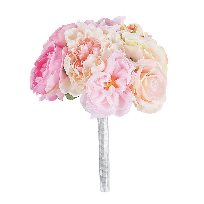 Fabric Peony Arrangement