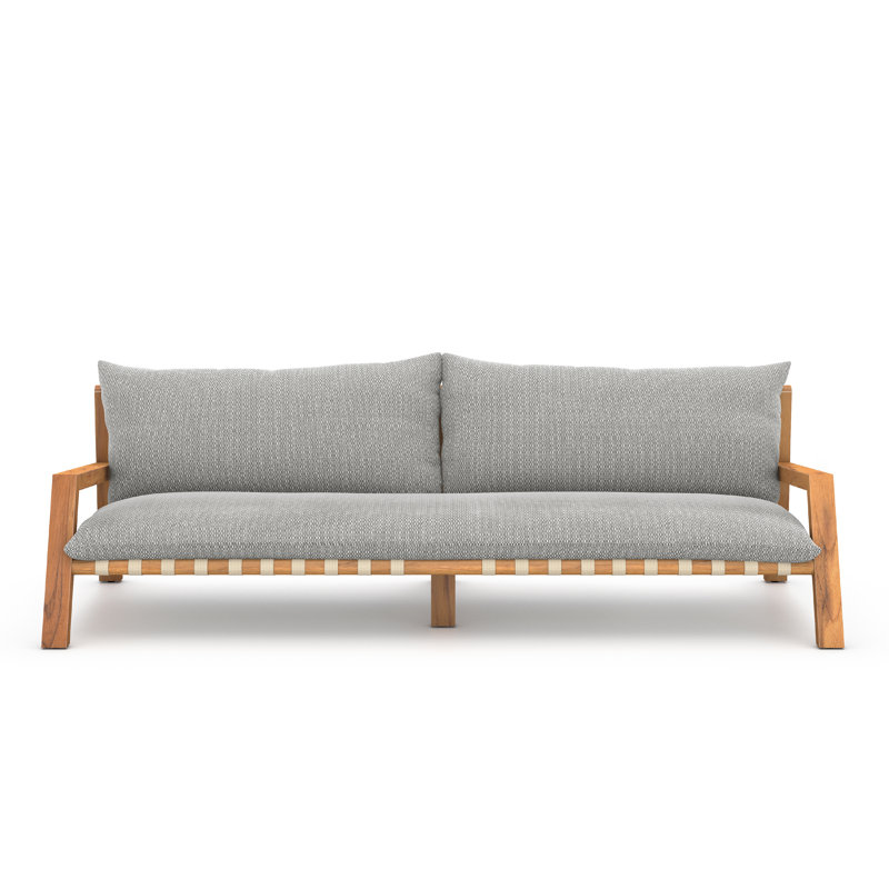 Canapé d'extérieur Denicka - 94,5 po, Bois de frêne faye