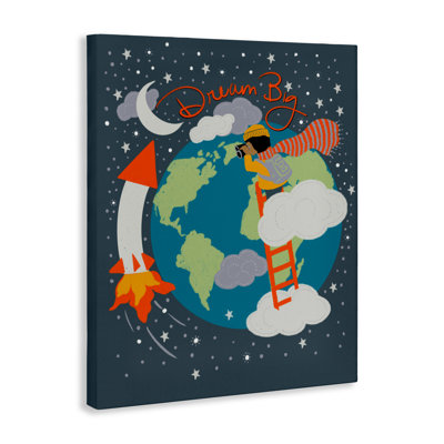 Toile Dream Big Space Adventure, conception par Lori Mosley