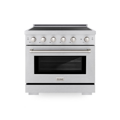 ZLINE 36 in. Paramount Induction Range with 5 Element Cooktop and Electric Convection Oven