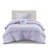 Tessa Lavender Multi-Color Tassel 4-Piece Full/Queen Comforter Set-1257317890-1322514276