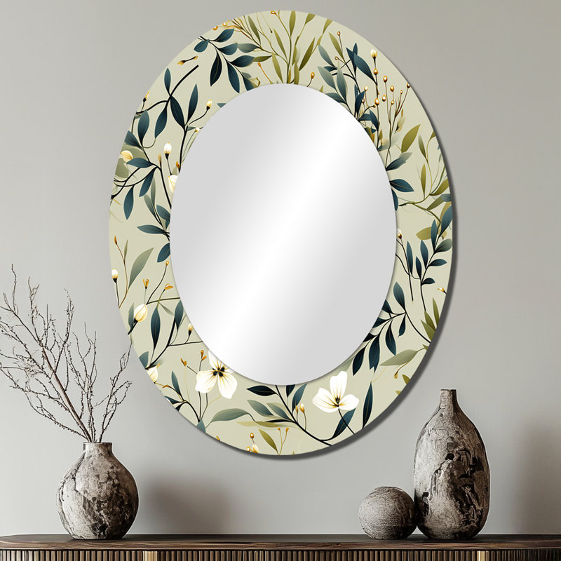 Miroir mural zen, H 40 po x l 30 po