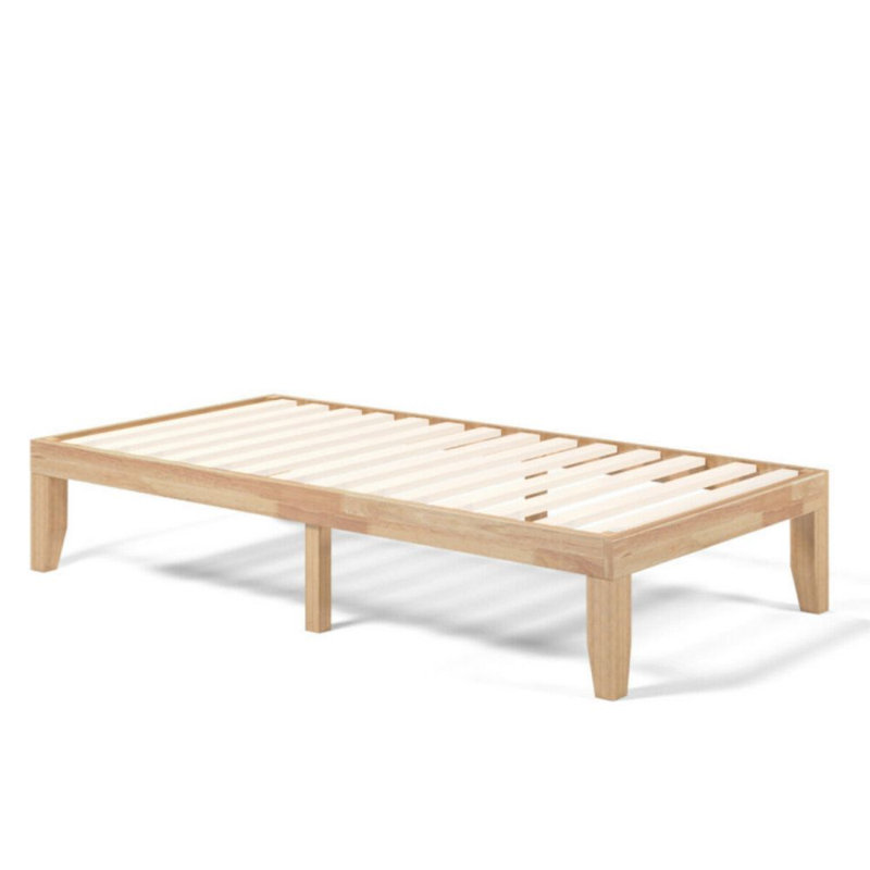 Idom 14'' Platform Bed, Twin, Natural