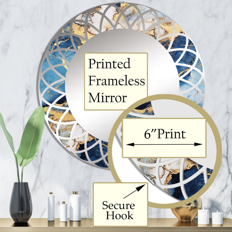 Zeron Circle Mirror, 32" x 32"