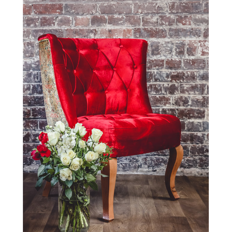 Blythdale Velvet Barrel Chair