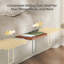 Cadre de lit avec table de chevet coulissante réglable, effet flottant, coussin rembourré en mousse 8,7 po, montage facile-1359841453
