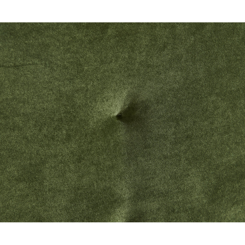 Fun Armless Chair, Green Velvet