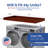 OfficeSimpli Large Washer Dryer Countertop - Laundry Countertop Over Washer and Dryer, Laundry Room Countertop Organization Solution with Non-Slip Pads-113996722-113996716