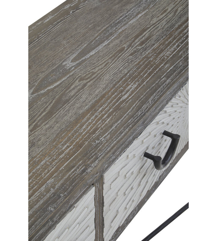 170cm Solid Wood Top Console Table