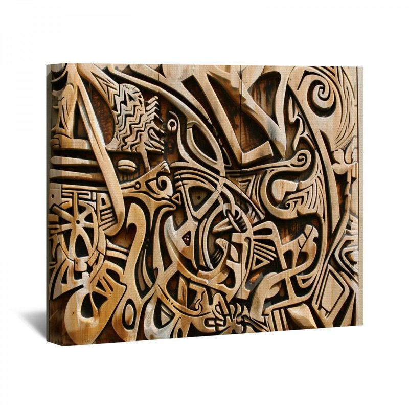 Graphic Art Print, 12" H x 12" W x 3" D