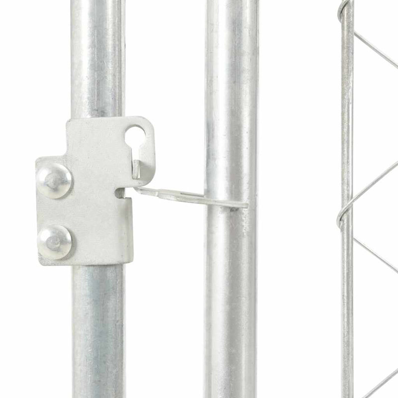 Cremont 53.15cm H Galvanized Steel Frame + Fabric Kennel With Door