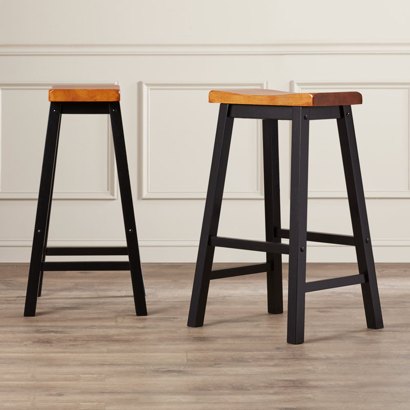 Tehama Solid Wood Counter Stool, Walnut