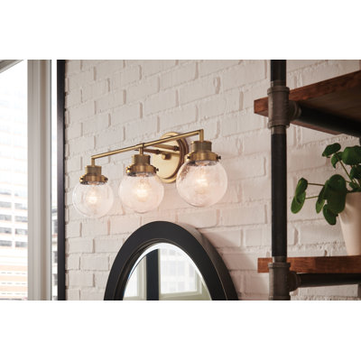 Éclairage pour salle de bain 3 lumières Poppy Bath