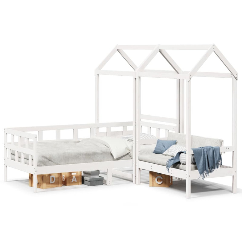 Zavier Solid Wood Daybed, 100cm x 200cm, White