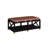 Faux Leather Upholstered Storage Bench-104947609