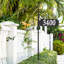 Nite Bright Scroll Reflective Address Post Lawn Insert