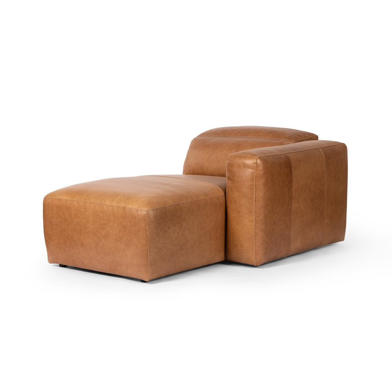 Radley Chaise Sectional, Right Hand Facing, Sonoma Butterscotch Top Grain Leather