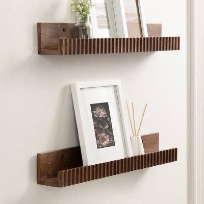 Two-Piece Picture Ledge Shelf Set