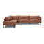 Canapé et chaise longue en cuir véritable de 115 po Ambere Anikka-479565910-479565911
