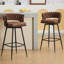 Tooborac Swivel Upholstered Bar Stool-553286952-561379826