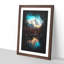 Matterhorn Mountain In Switzerland Paint Splash - Picture Frame Graphic Art-56922838-56922835