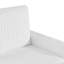 Très grand fauteuil en velours côtelé blanc avec boîte de rangement pour le salon, la chambre à coucher ou le bureau