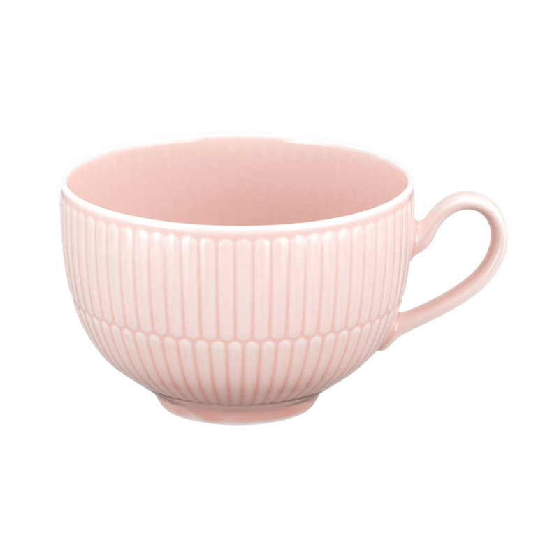 Amina Porcelain Cappuccino Cup, Pink