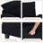 Modular Sectional Sofa, Corduroy U-Shape Sectional Couch With 2 Movable Ottoman For Living Room-766623837