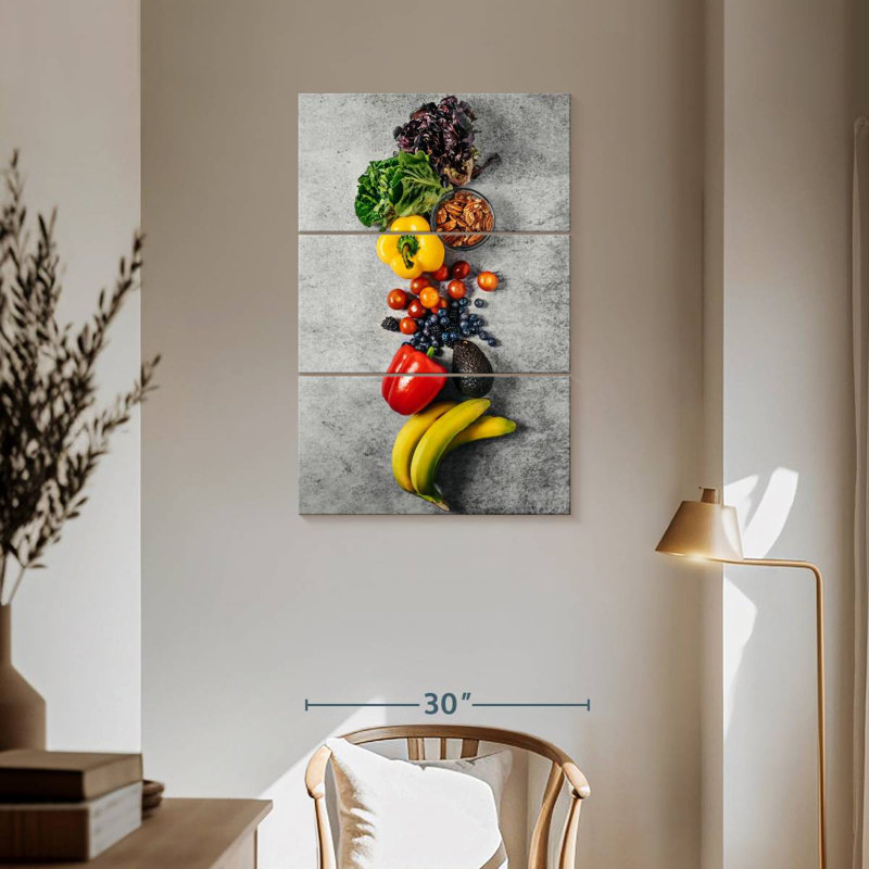 Gamme de fruits et légumes Yarlin, H 57 po x l 36 po