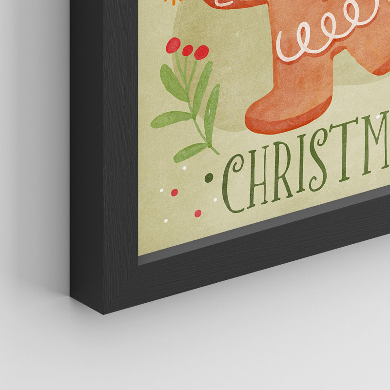 Christmas Christmas Christmas, H 14 po x l 11 po, Noir