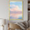 Pink Sky Photo Celestial Reflections - Landscape & Nature Canvas Print