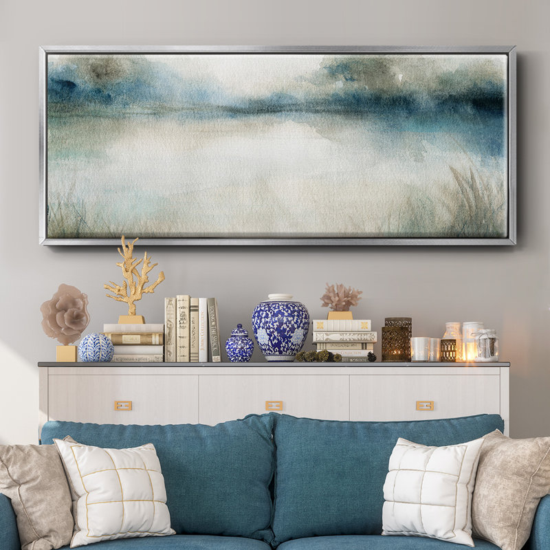 Still Evening Waters I- Framed Canvas