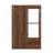 24-Inch Wall-Mounted Side Cabinet And Storage Shelves Combination With Soft Closing Door For Small Bathroom, Study, Storage Room-2018278258